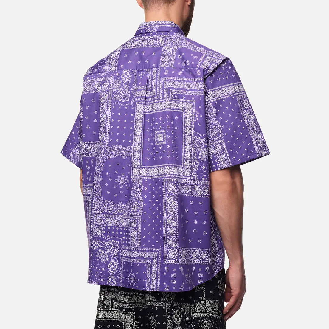 SOPHNET. Мужская рубашка Pattern Baggy