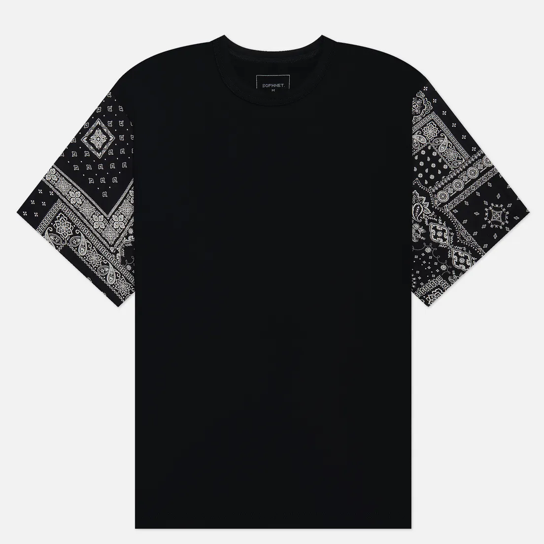 SOPHNET. Мужская футболка Bandana Sleeve Wide