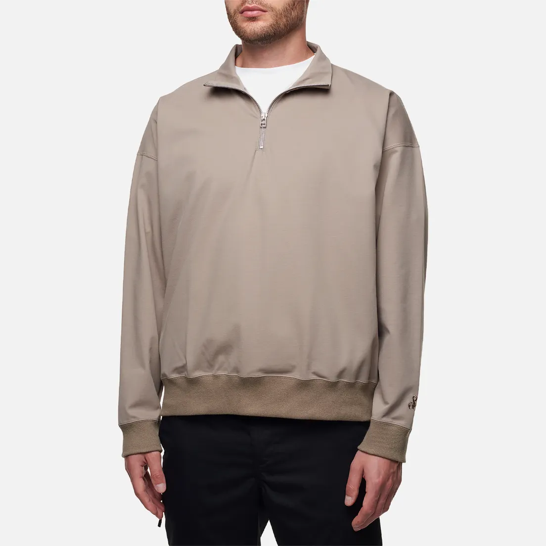 SOPHNET. Мужская толстовка Half Zip Super Baggy