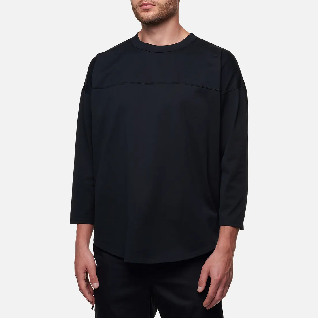 SOPHNET. Мужская футболка Wide Football 3/4 Sleeve