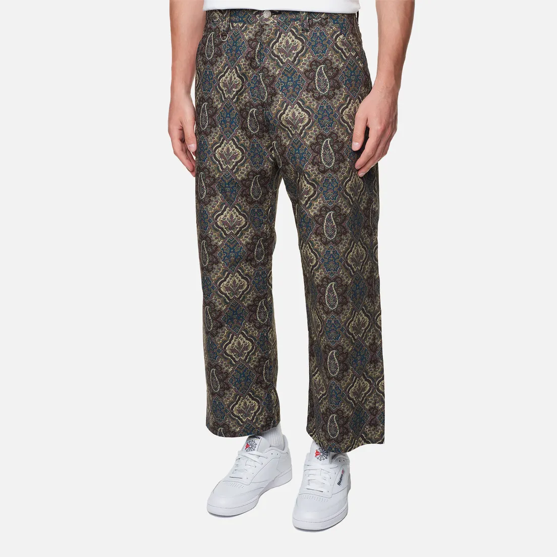 SOPHNET. Мужские брюки Wide Paisley