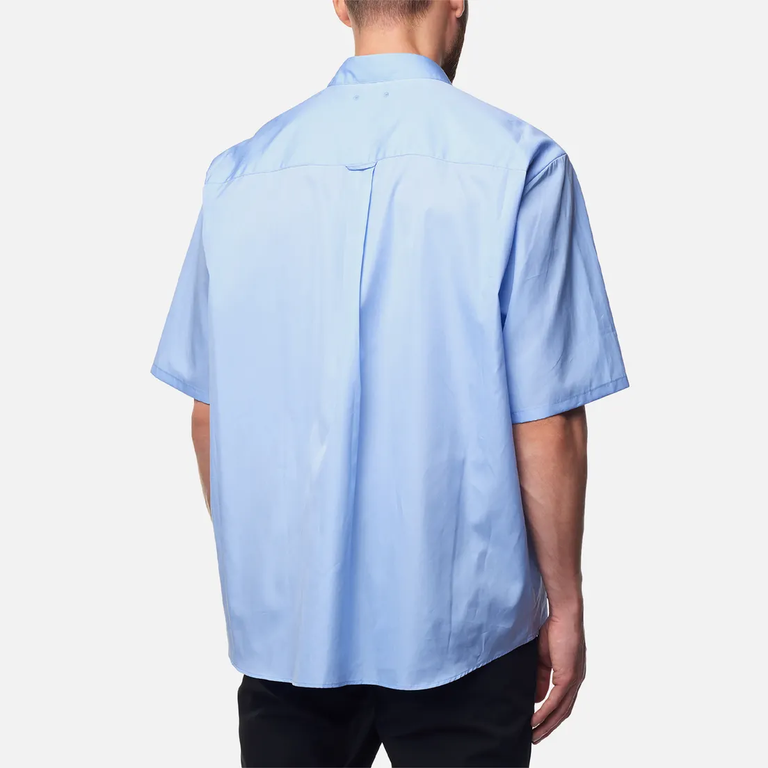 SOPHNET. Мужская рубашка Thomas Mason Regular Collar Baggy