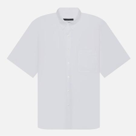 фото Мужская рубашка sophnet. thomas mason regular collar baggy, цвет белый, размер s