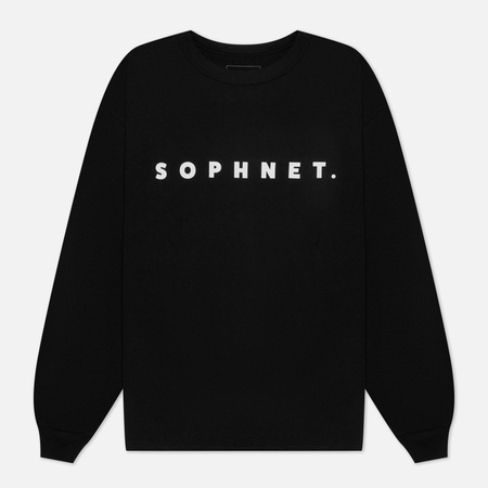 Мужской лонгслив SOPHNET. Classic Logo Baggy, цвет чёрный, размер S - фото 1