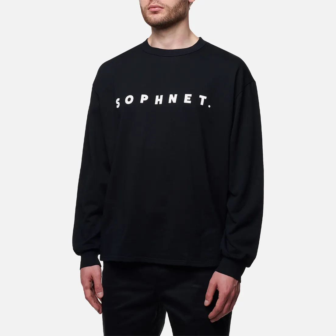 SOPHNET. Мужской лонгслив Classic Logo Baggy
