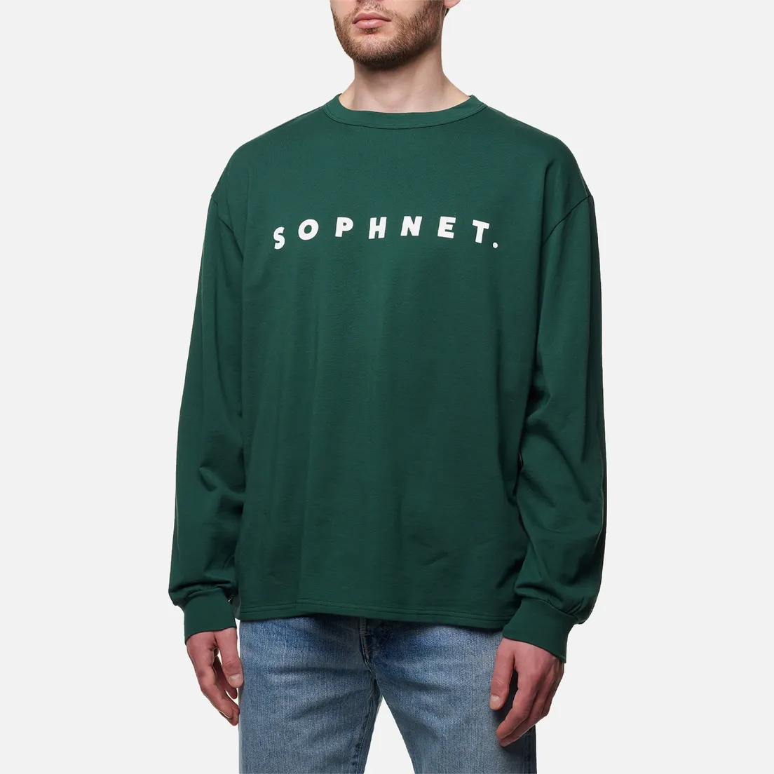 SOPHNET. Мужской лонгслив Classic Logo Baggy