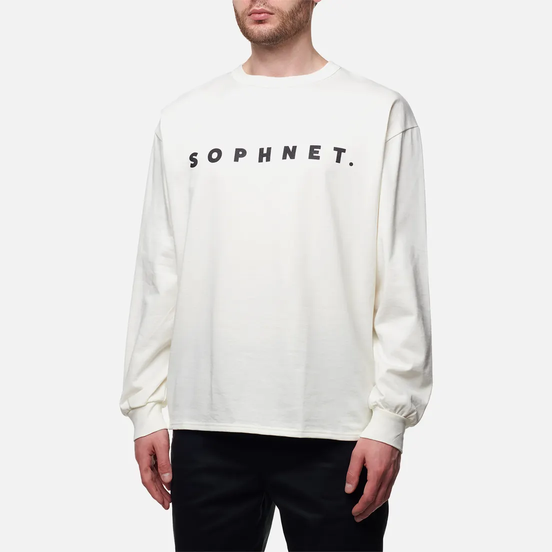 SOPHNET. Мужской лонгслив Classic Logo Baggy