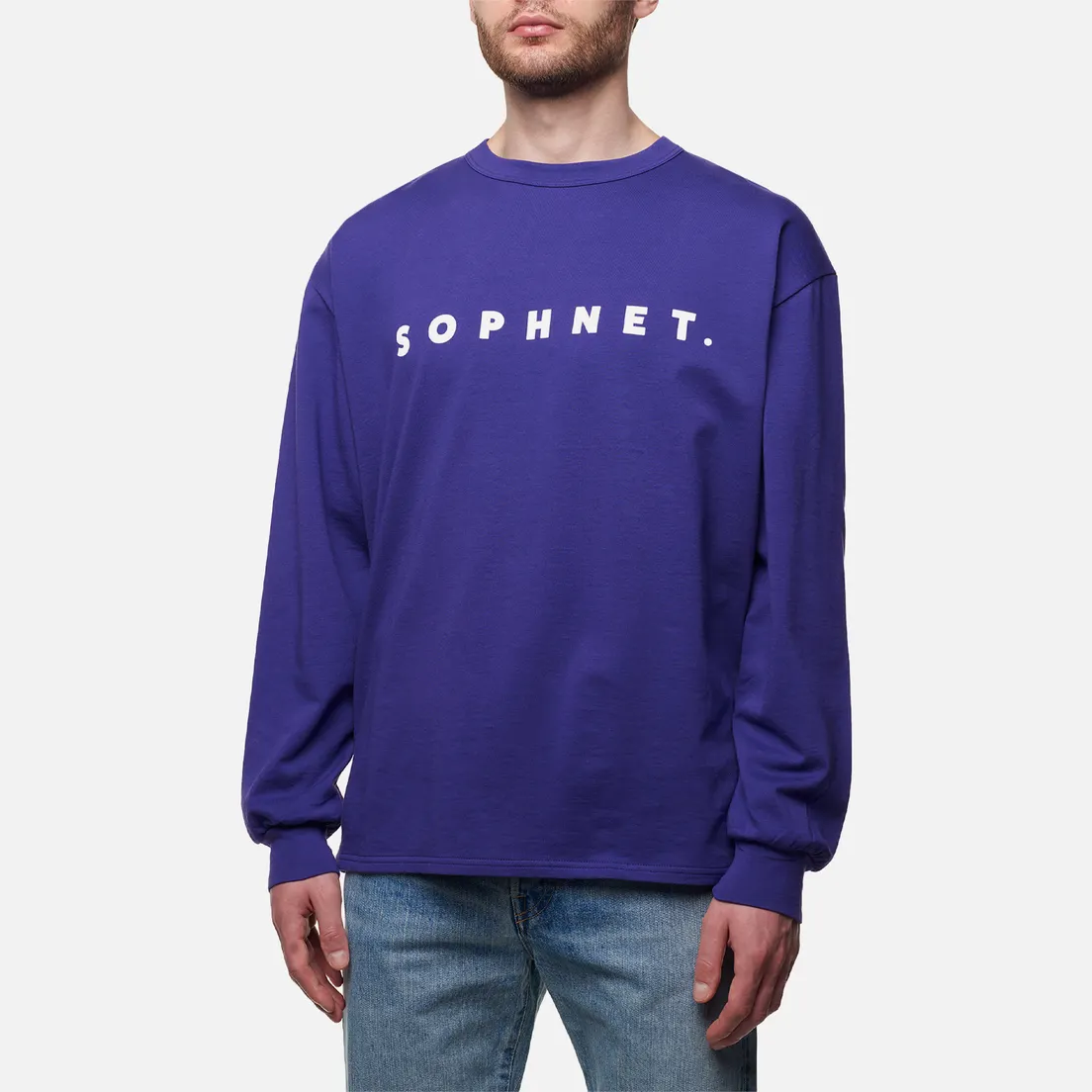 SOPHNET. Мужской лонгслив Classic Logo Baggy