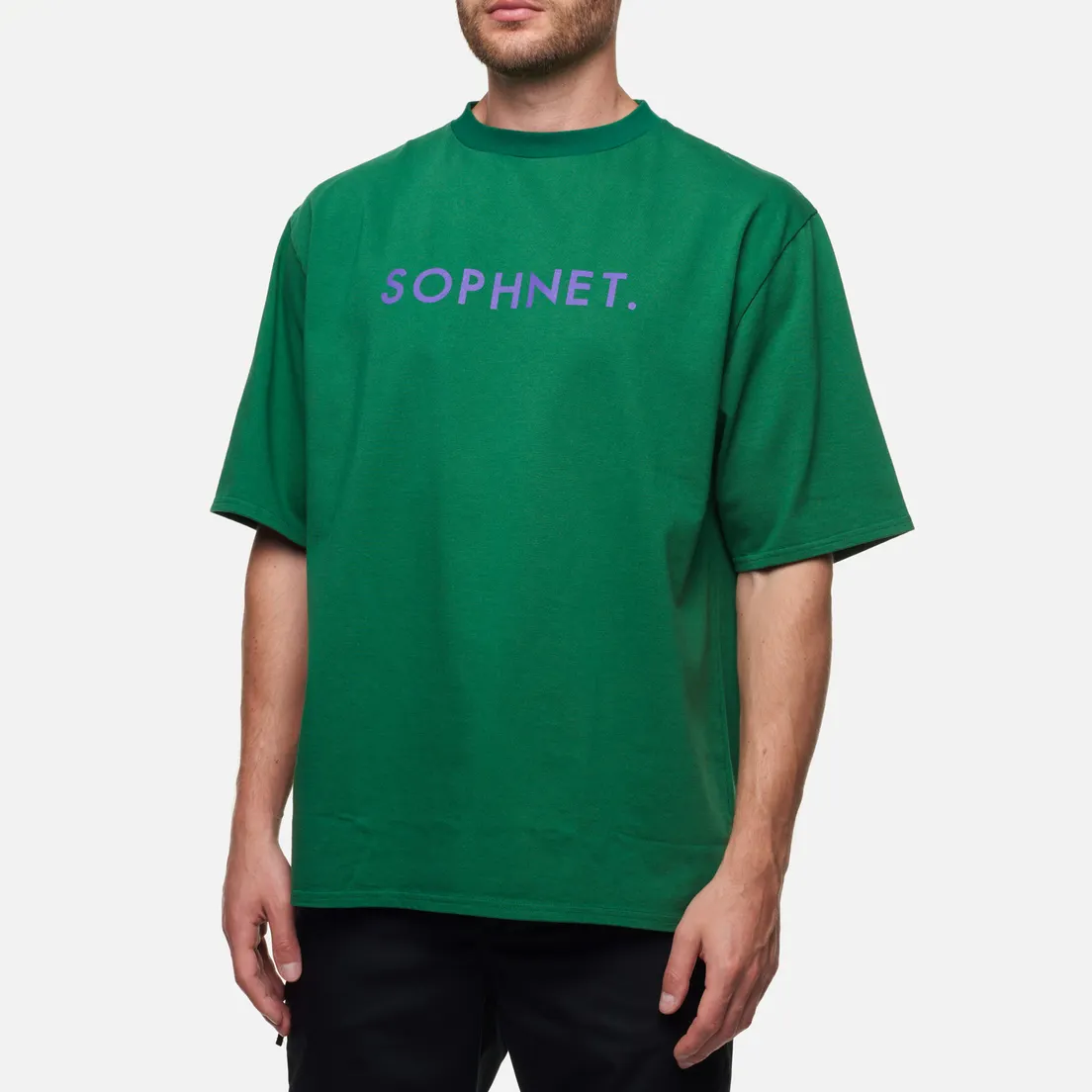 SOPHNET. Мужская футболка Logo Baggy