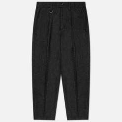 SOPHNET. Мужские брюки Melange Tweed Gun Club Check 1 Tuck Wide Tapered