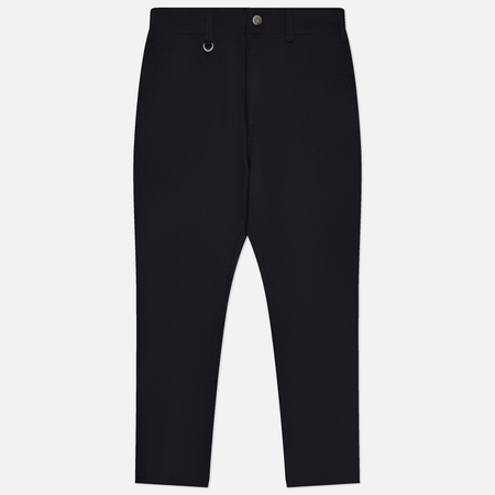 фото Мужские брюки sophnet. stretch chino slim fit, цвет чёрный, размер s