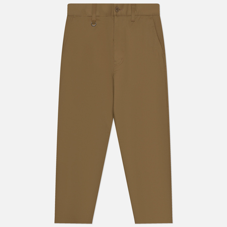 фото Мужские брюки sophnet. stretch chino wide cropped, цвет бежевый, размер s