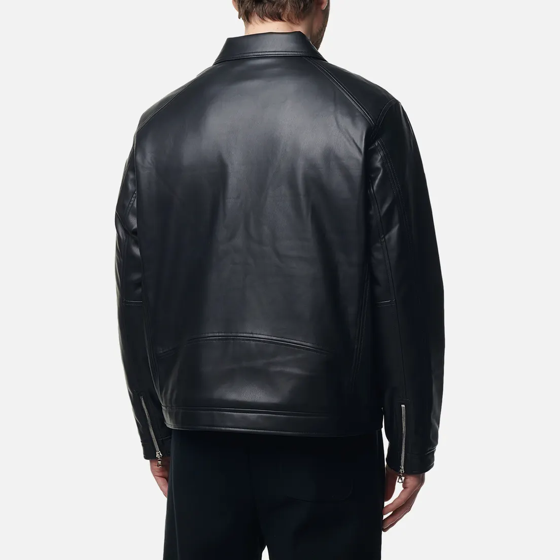 SOPHNET. Мужская демисезонная куртка Sustainable Leather Single Rider's