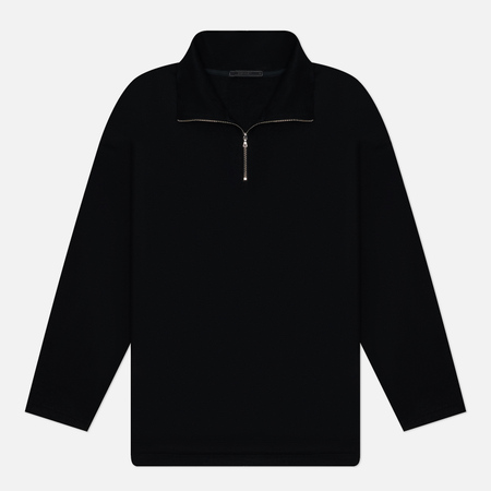 фото Мужская толстовка sophnet. light melton half zip, цвет чёрный, размер s