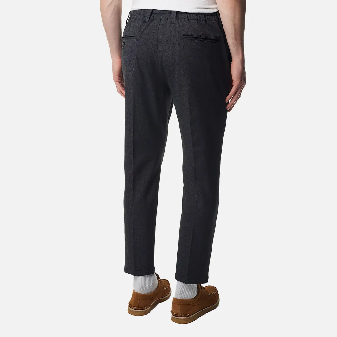 SOPHNET. Мужские брюки Monaluce Waist Shirring Slim Fit Slacks