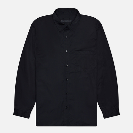 фото Мужская рубашка sophnet. regular collar baggy, цвет чёрный, размер s