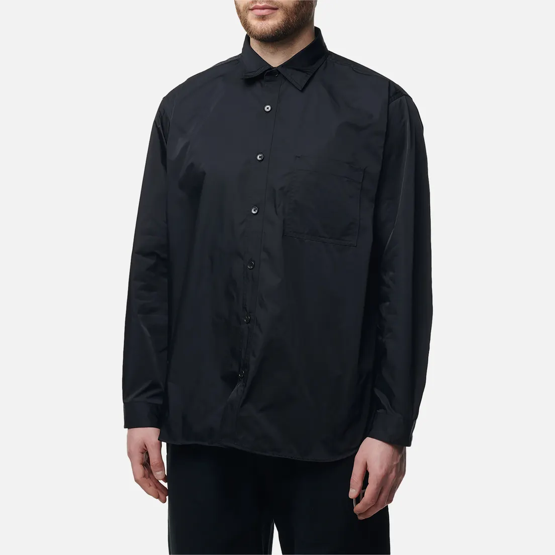 SOPHNET. Мужская рубашка Regular Collar Baggy