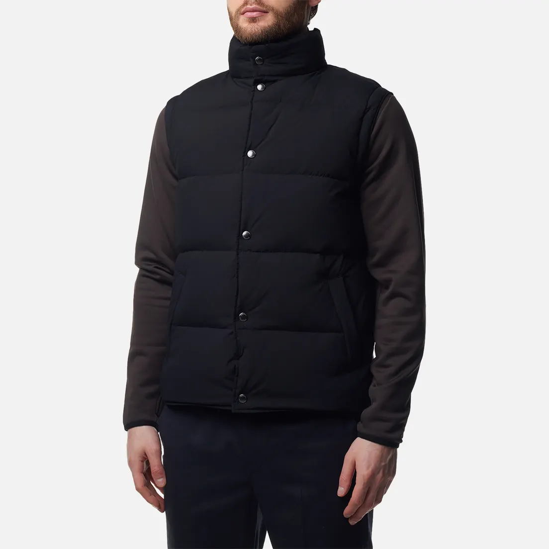 SOPHNET. Мужской жилет Light Weight Stretch Rip Stop Down