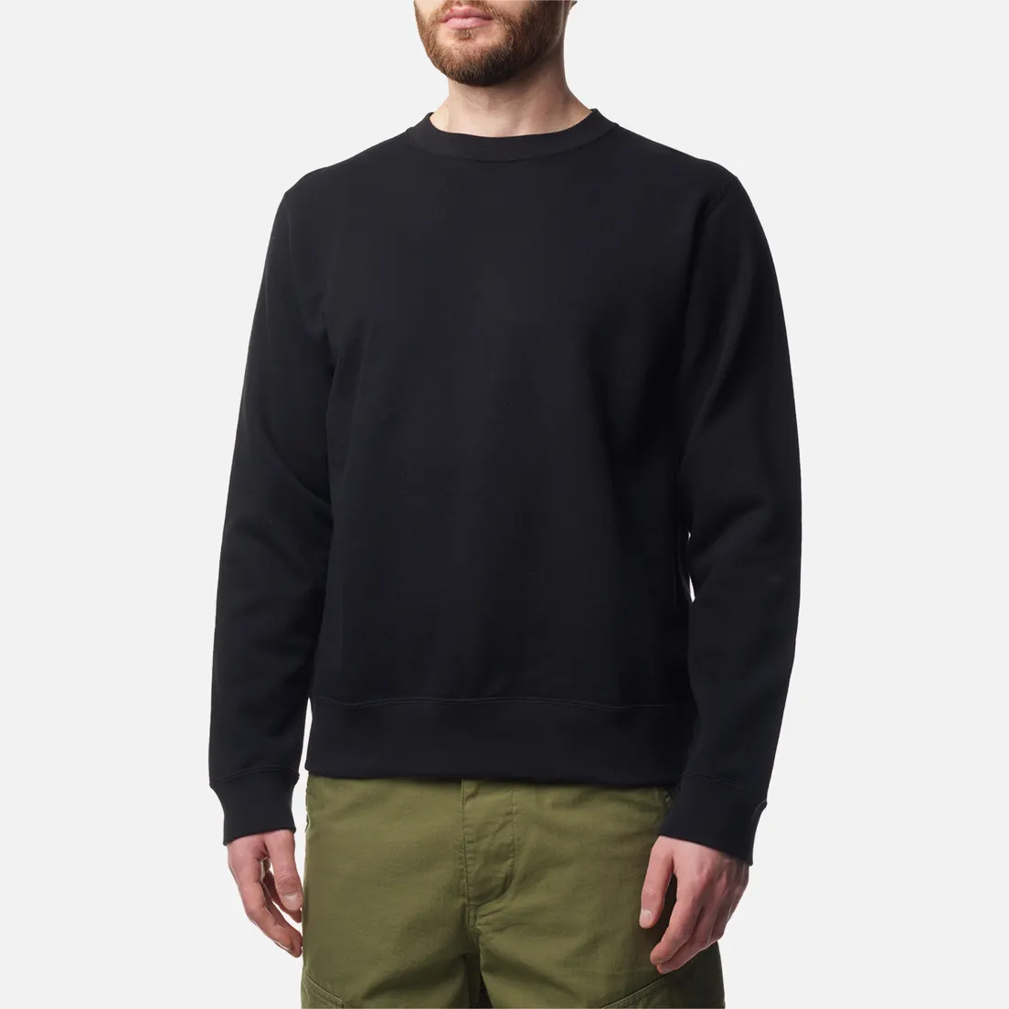SOPHNET. Мужская толстовка Cotton Cashmere Crew Neck