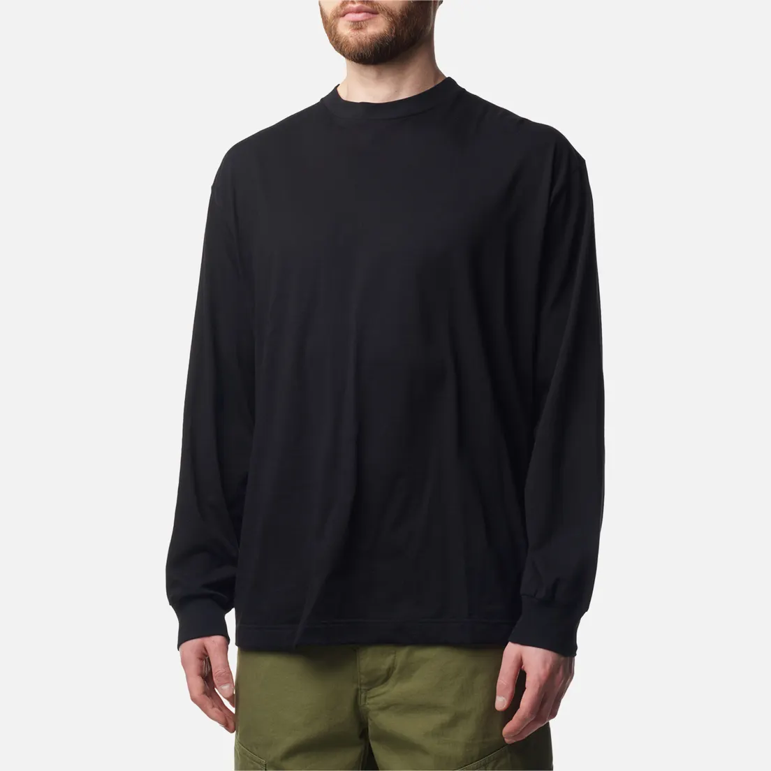 SOPHNET. Мужской лонгслив Supima Cashmere Baggy