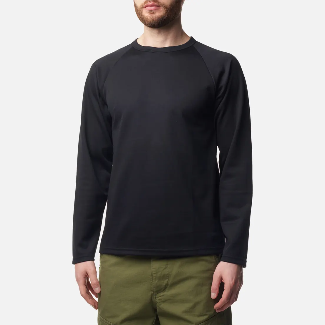 SOPHNET. Мужской лонгслив Wool Jersey Essential