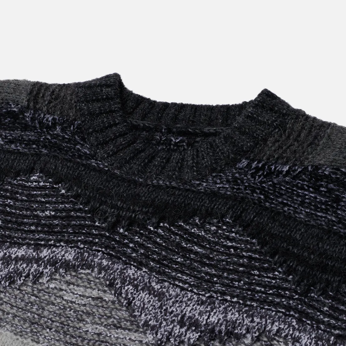 SOPHNET. Мужской свитер Abstract Crew Neck
