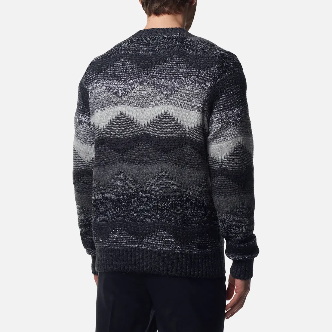 SOPHNET. Мужской свитер Abstract Crew Neck
