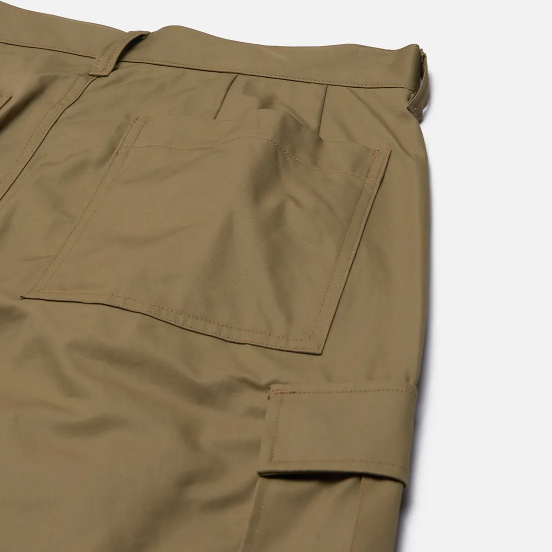 SOPHNET. Мужские брюки Brushed Gabardine Tapered Cargo