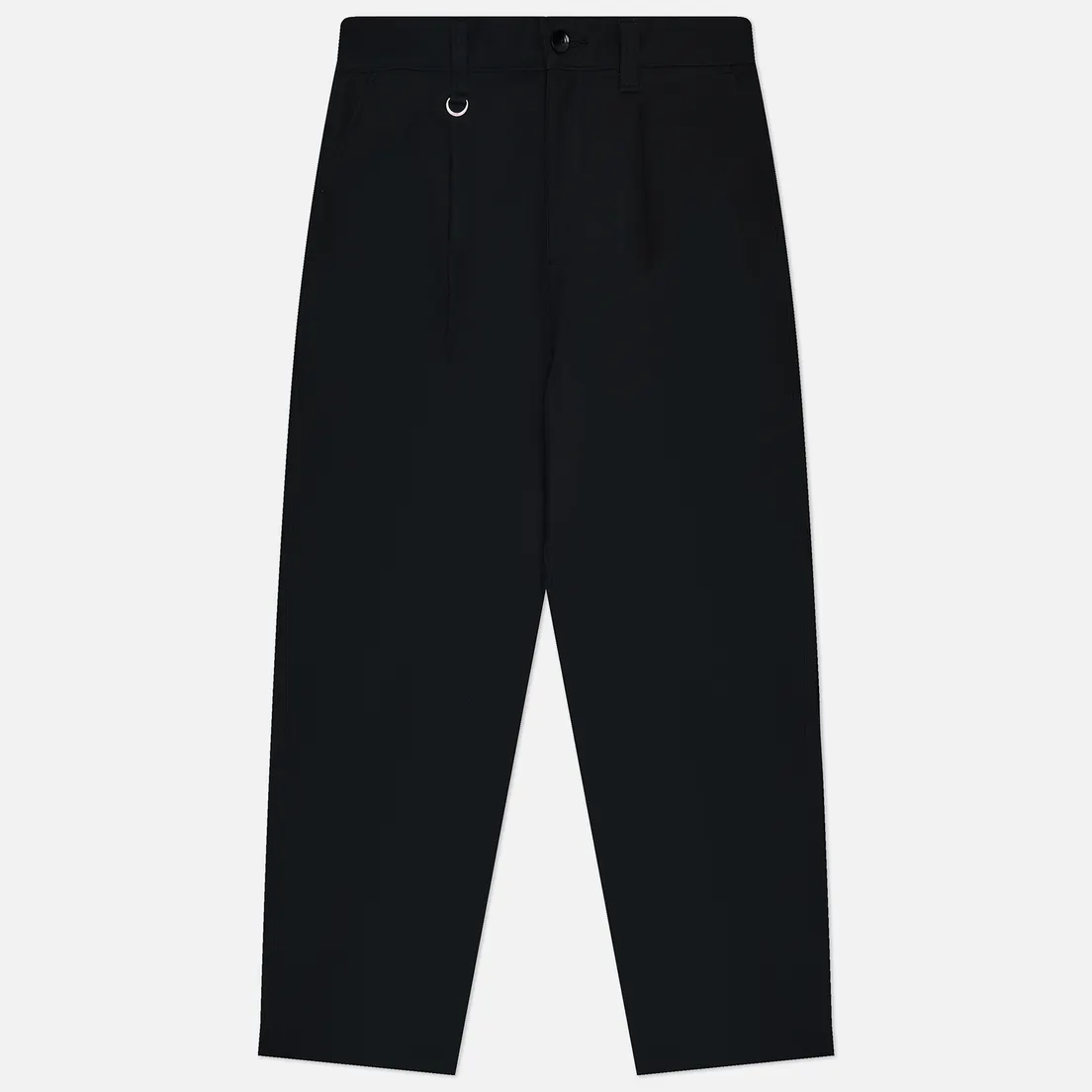 SOPHNET. Мужские брюки High Twisted Washer Cotton Serge 1Tuck Wide Tapered