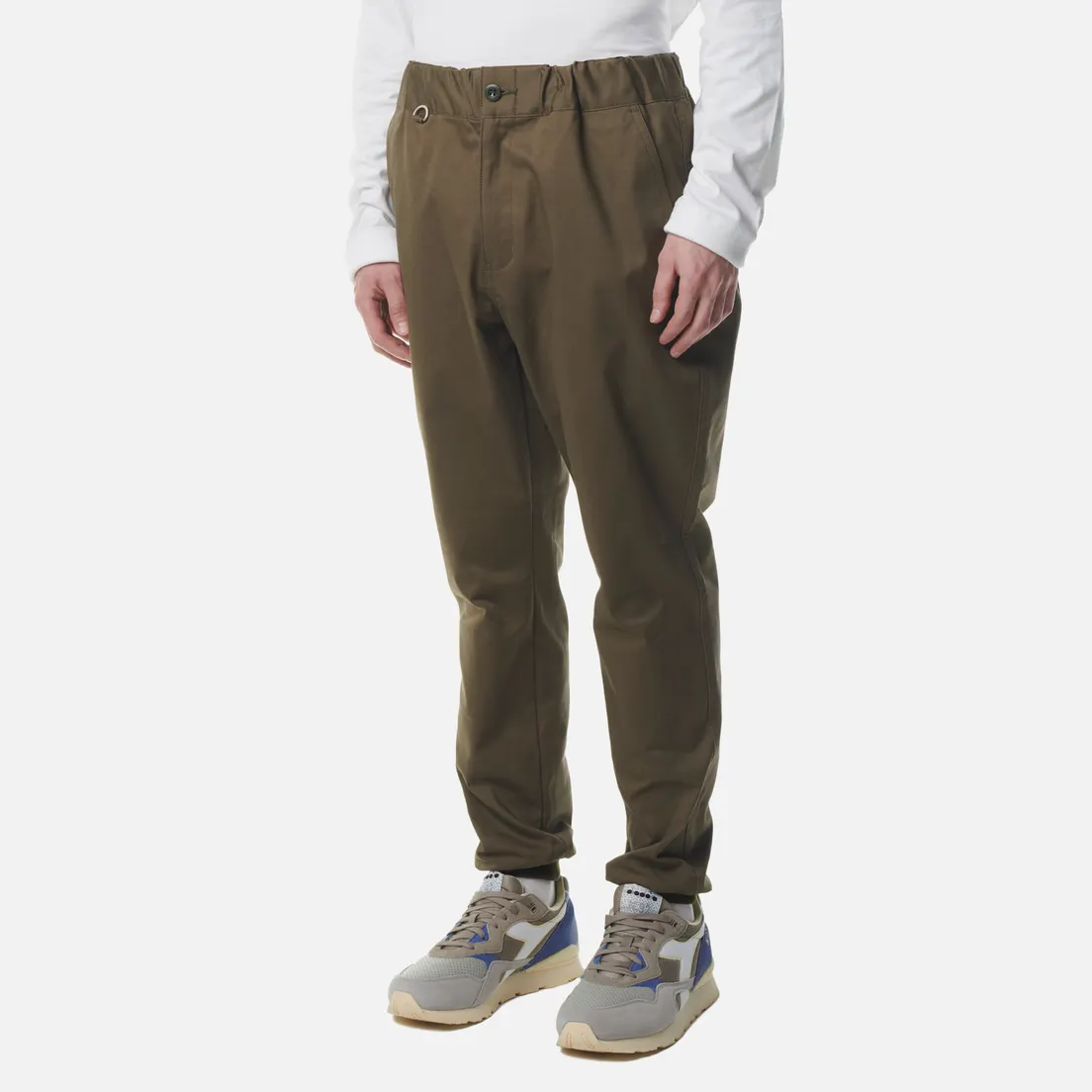 SOPHNET. Мужские брюки Slim Fit Ribbed