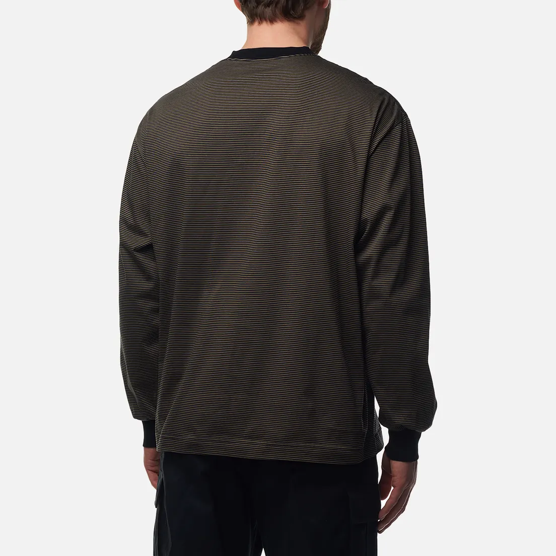 SOPHNET. Мужской лонгслив Albini Organic Border