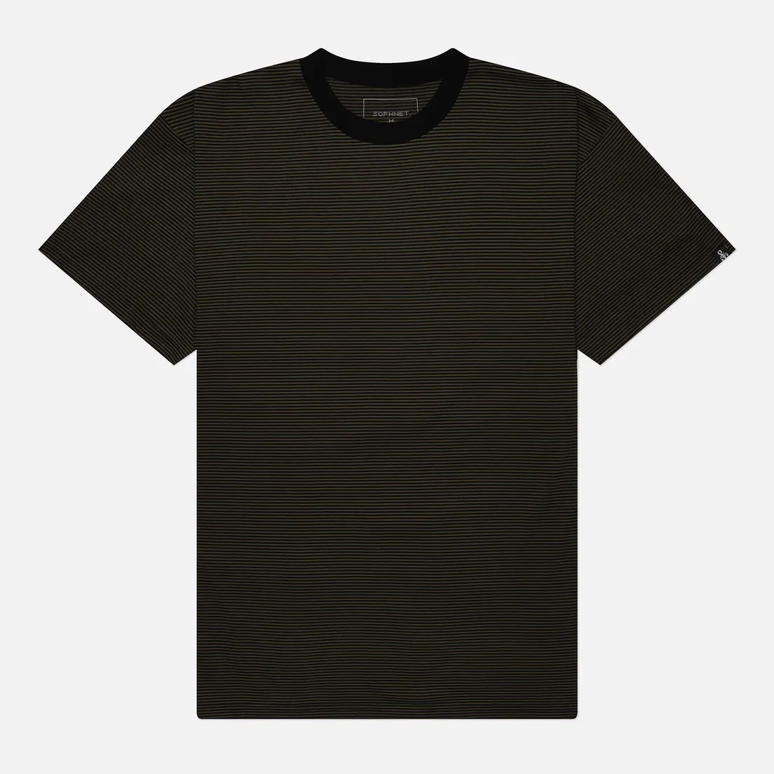 SOPHNET. Мужская футболка Albini Organic Border