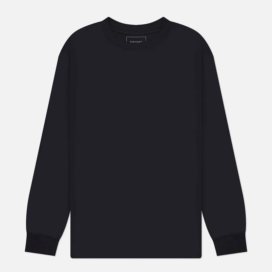 SOPHNET. Мужской лонгслив Cotton Silk Baggy