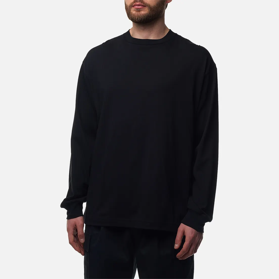 SOPHNET. Мужской лонгслив Cotton Silk Baggy