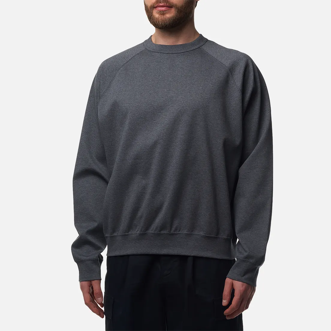 SOPHNET. Мужская толстовка Oversized Raglan Crew Neck