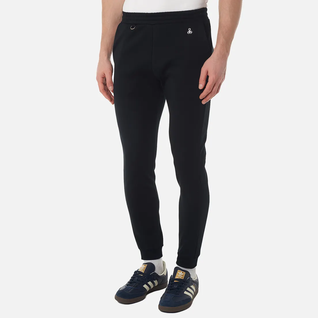 SOPHNET. Мужские брюки Compact Double Knit Ribbed
