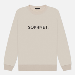 SOPHNET. Мужская толстовка SOPHNET. Logo Crewneck