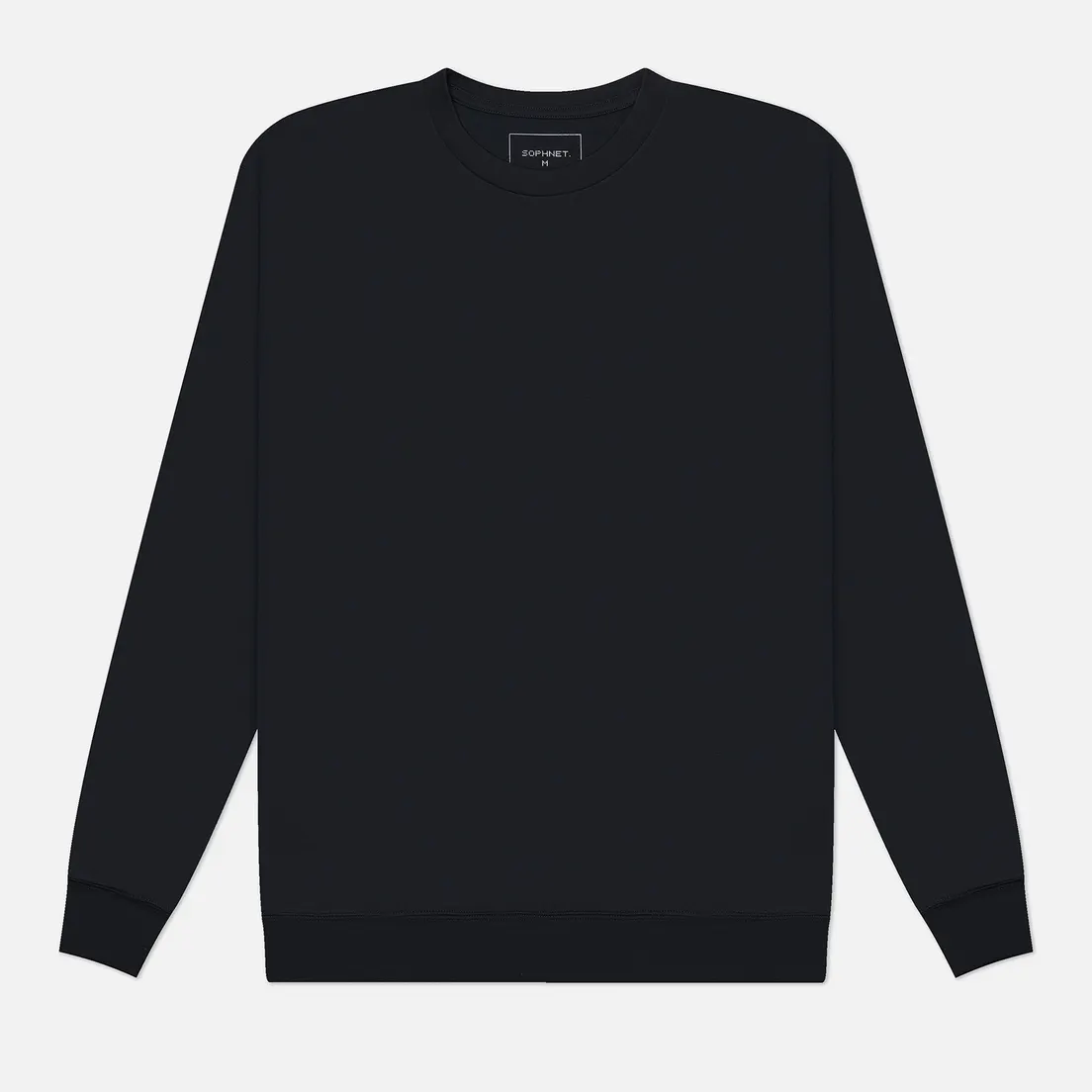 SOPHNET. Мужской лонгслив Essential Hem Ribbed