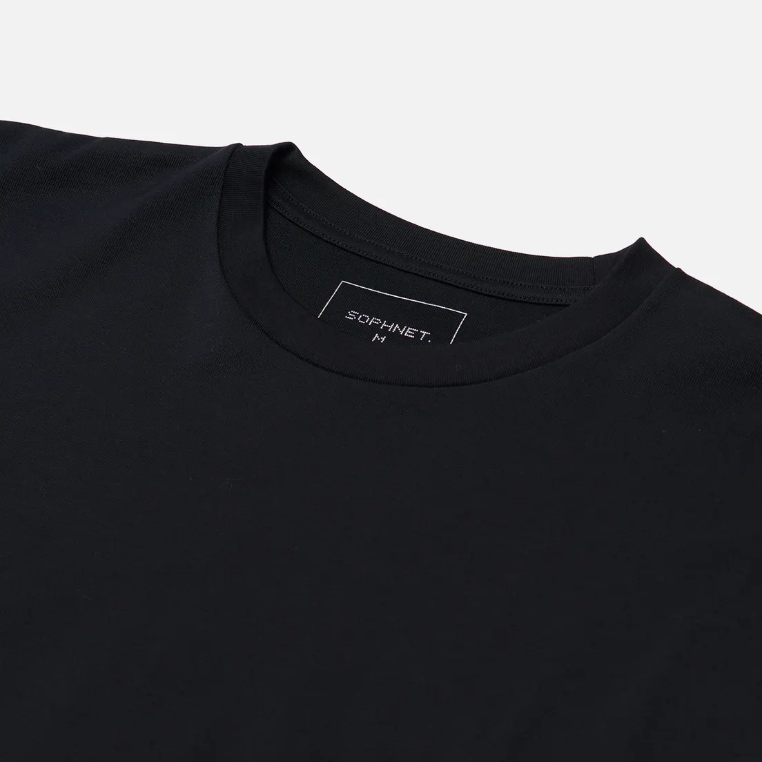SOPHNET. Мужской лонгслив Essential Hem Ribbed
