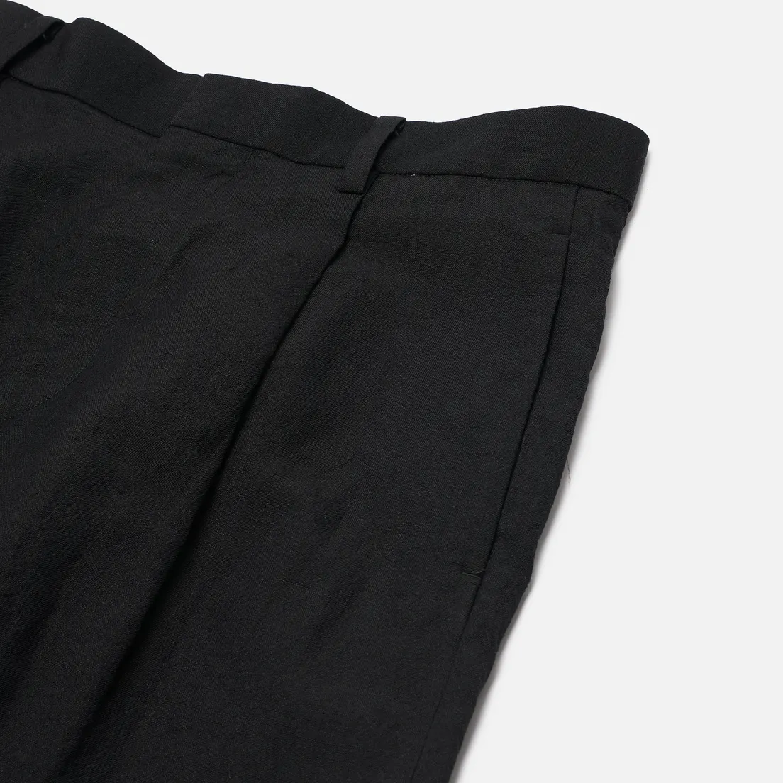 SOPHNET. Мужские брюки Linen Wool 1 Tuck