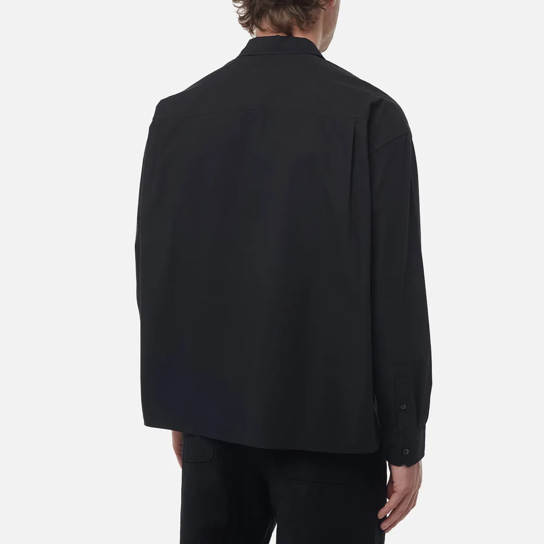 SOPHNET. Мужская рубашка Organic Cotton Zip