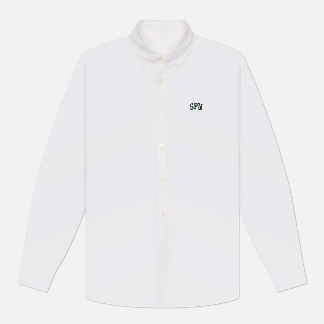 SOPHNET. Мужская рубашка SPN Wappen Regular Fit B.D.