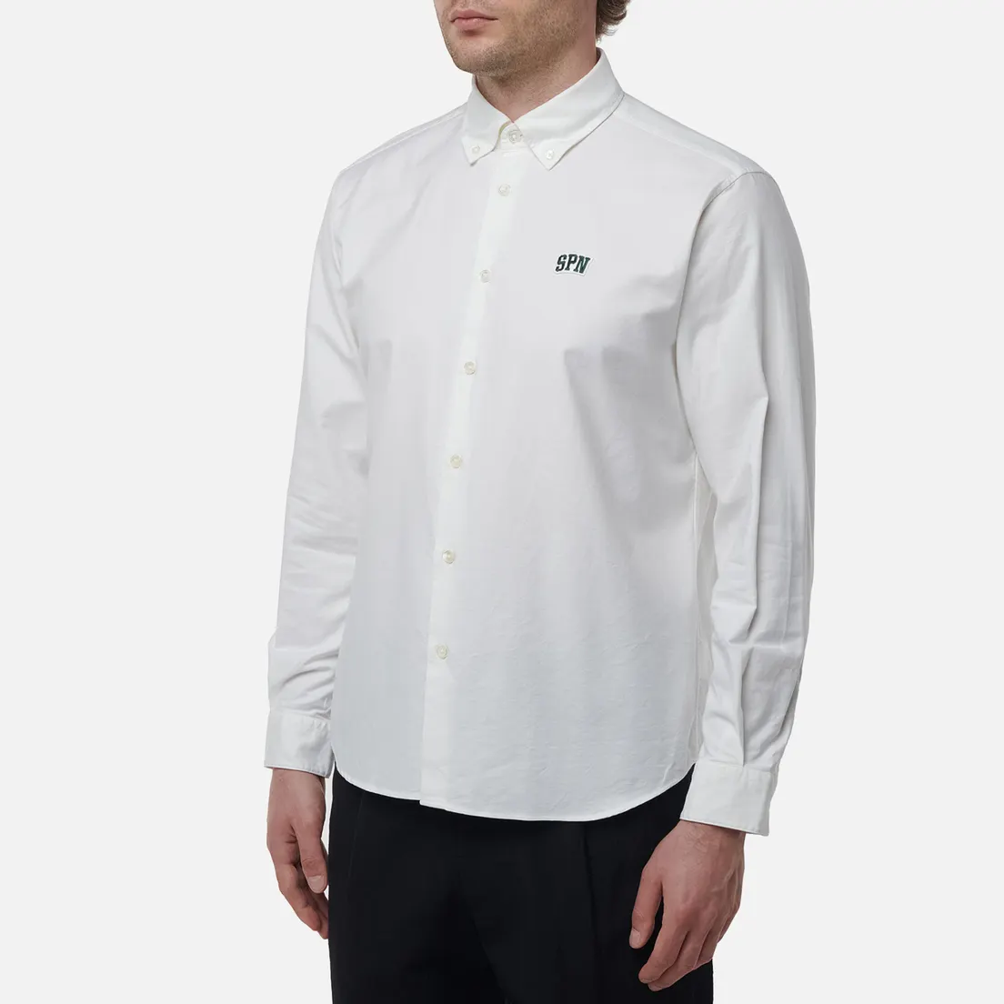 SOPHNET. Мужская рубашка SPN Wappen Regular Fit B.D.
