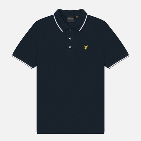Мужское поло Lyle & Scott Tipped, цвет синий, размер XL