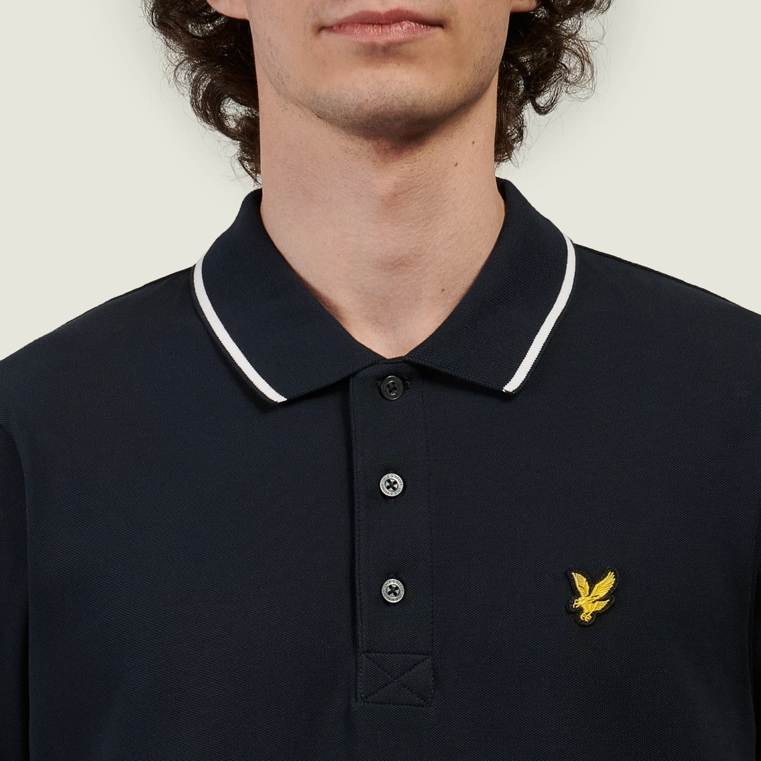 Lyle & Scott Мужское поло Tipped