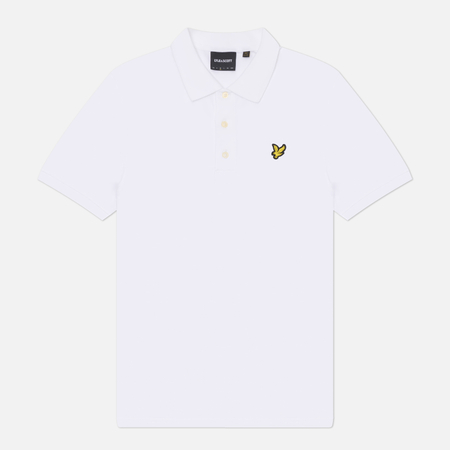 Мужское поло Lyle & Scott Jersey Cotton, цвет белый, размер S
