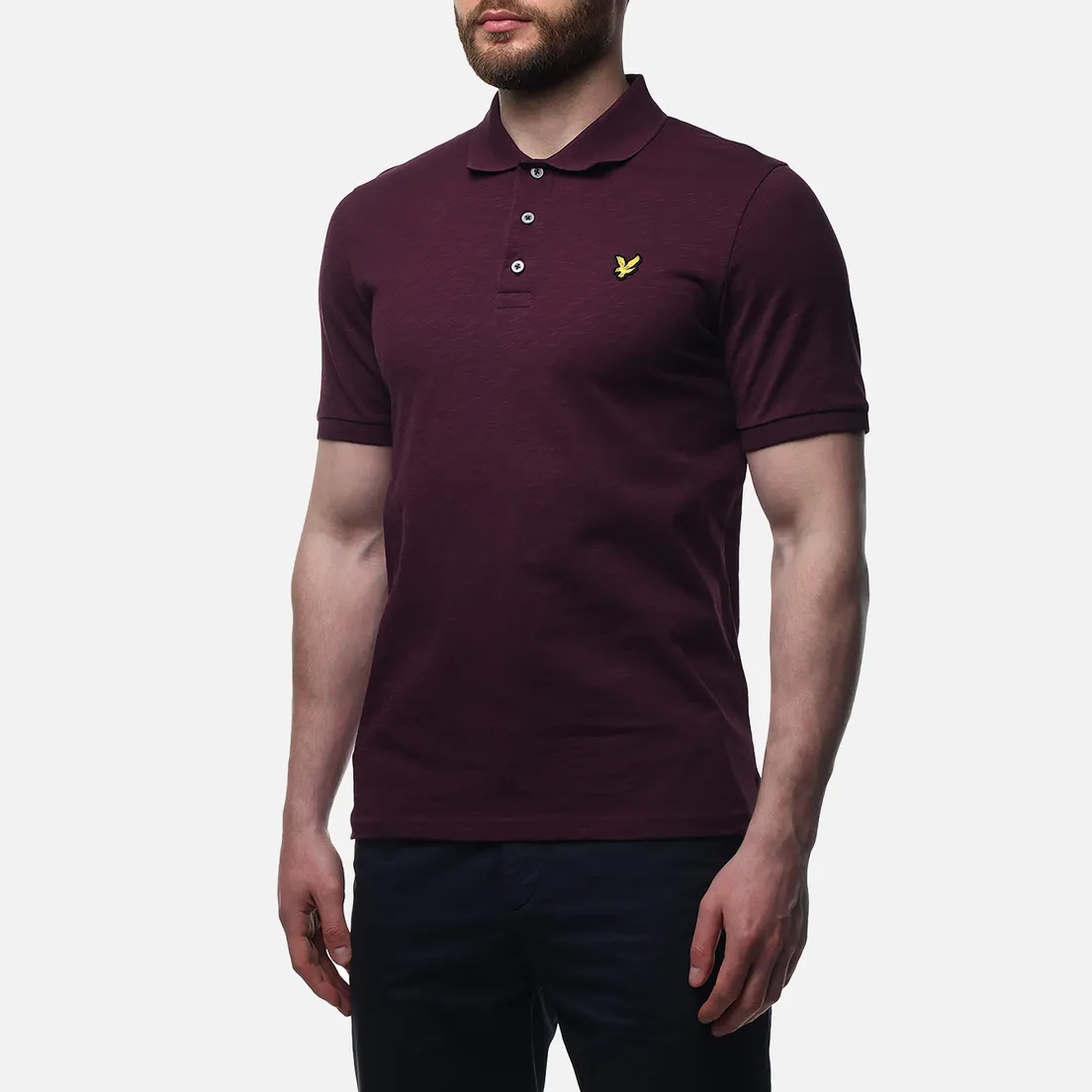 Lyle & Scott Мужское поло Slub Regular Fit
