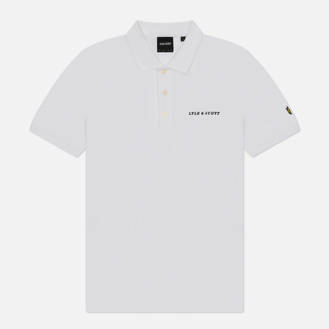 Lyle & Scott Мужское поло Embroidered Script Logo Regular Fit