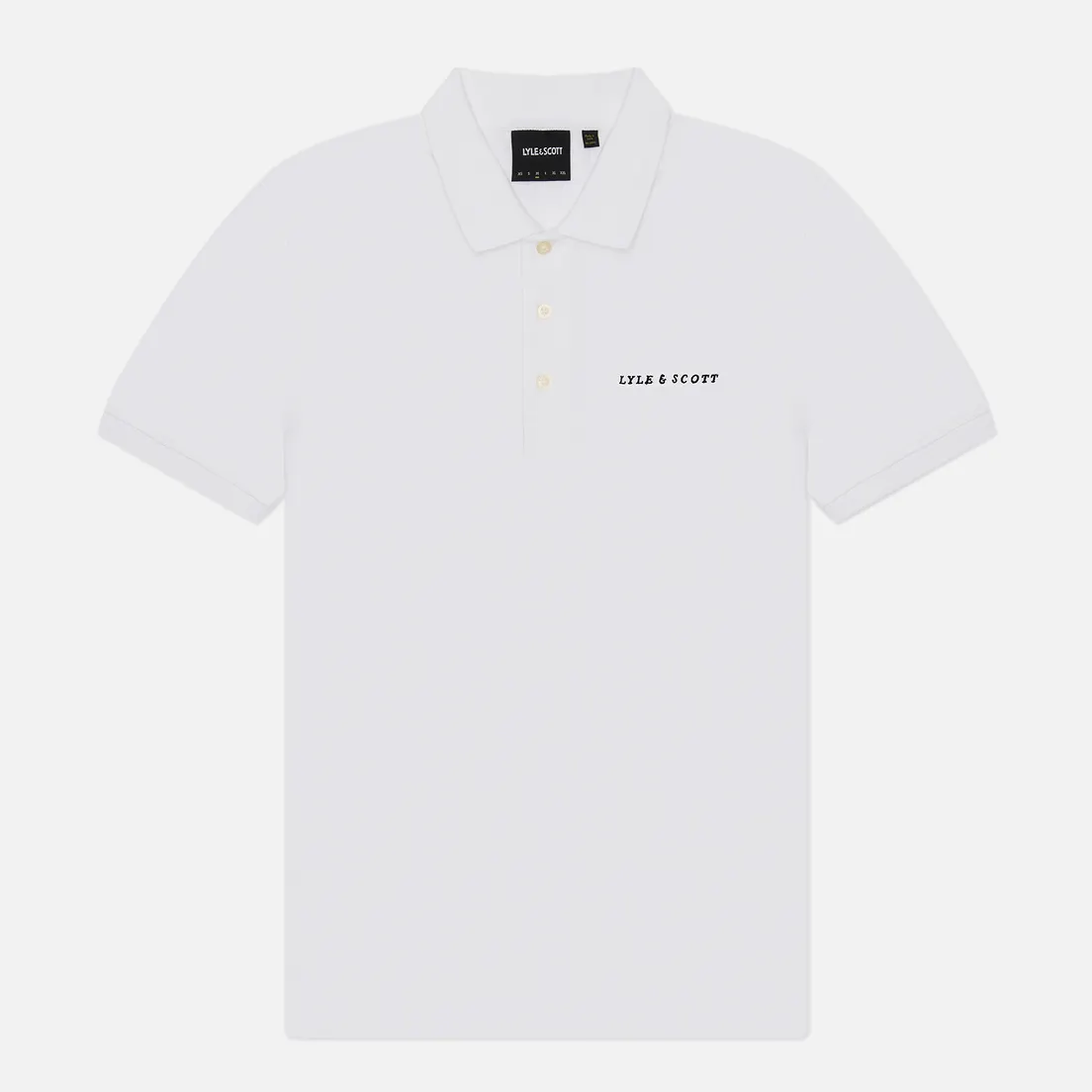 Lyle & Scott Мужское поло Embroidered Script Logo Regular Fit