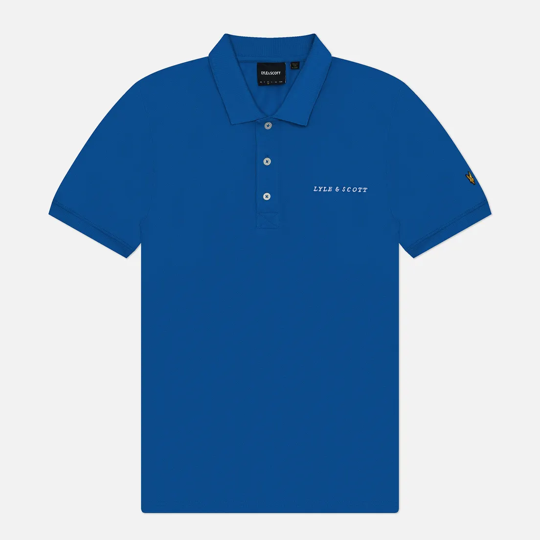 Lyle & Scott Мужское поло Embroidered Script Logo Regular Fit